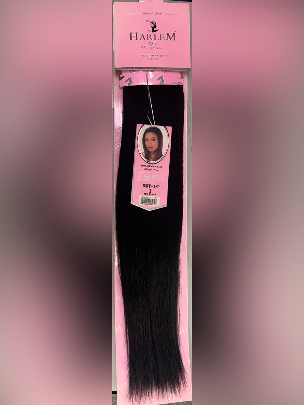 Harlem 125. 100% human hair. Straight yaki.
